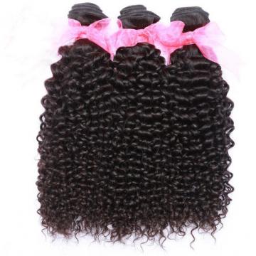 Kinky Curly Virgin Peruvian Human Hair 3 THICKER Bundles Virgin Hair Bundles 8A