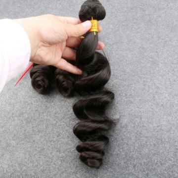 Grade 8A Unprocessed Human Virgin Hair With Closure Peruvian loose wave