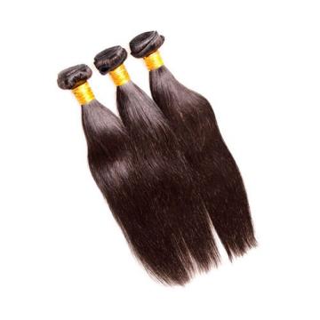 7A Peruvian Virgin Hair Straight 3Bundles 300g lot Natural Black Color No Tangle