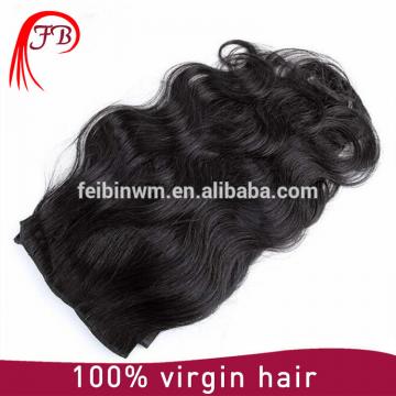 peruvian cheap wholesale price clip in hair extension natural black hair extension