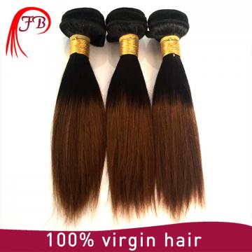 ombre human straight hair two tone color hair ombre hair extensions