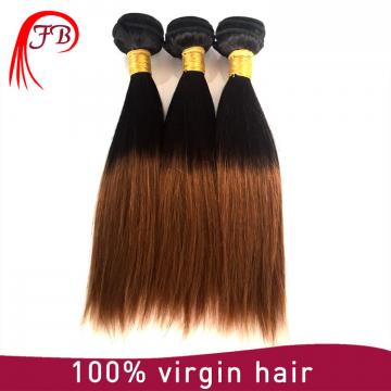 Fashion 1B/30 ombre hair silky straight hair style hair weaving human