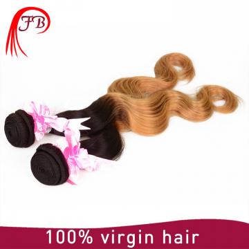 unprocessed ombre color human hair ombre hair weft body wave hair extension