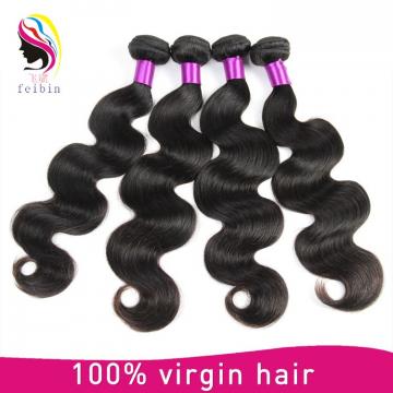 5A unprocessed body wave 100% virgin brazilian hair extensions