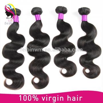 Can be restyled mink brazilian hair 7a body wave no shedding human hair extension