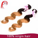 100% human ombre hair body wave Brazilian ombre hair extension