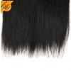 300g/3bundles Straight Hair 1# Virgin 7A Brazilian Real Human Extention Weaves