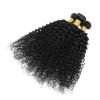 Brazilian 7A Kinkly Curly Remy Virgin Human Hair Extensions Weave 3 Bundles/150g