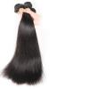 3 Bundles/150G Straight 100% Virgin Brazilian Real Human Hair Extensions weave