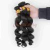 3 Bundles Brazilian Loose Wave Hair Weft 100% Virgin Human Hair Extensions Weave