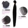 300g Bundle Brazilian Virgin Human Ramy Hair Extensions Weaving Weft Straight 7A