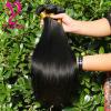 7A 100% Brazilian Straight Virgin Hair Weft Human Hair Weave 3 Bundles 300g
