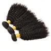 3 Bundles 300g Brazilian Virgin Hair Curly Weave Human Hair Extensions Black
