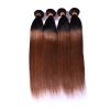 7A Brazilian Virgin Hair Ombre 2 Tone Straight Human Hair Extension 1b#30