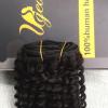 7A Kinky Curly Brazilian Virgin Clip in Human Hair Extensions Afro Full Head