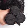 3 Bundles Brazilian 7A Kinkly Curly Remy Virgin Human Hair Extensions Weave 150G #3 small image