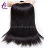 Straight Brazilian Virgin Hair  Remy Human Hair Weave with Closure 4 Bundles 7a #4 small image
