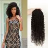1 Bundles Virgin 100% Brazilian Kinky Curly Hair Weave Human Hair Extension Weft #1 small image