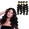 Brazilian Curl Hair Weave Loose Wave 4pcs/200g Virgin Remy Human Hair Extensions #1 small image