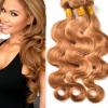 8A Blonde Hair 27# bundles Body Wave Virgin Brazilian Hair Extension Human Hair #1 small image