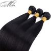 3 Bundles/150g Brazilian Virgin Straight Hair Extensions 100% Human Hair Weave #2 small image