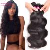 3 Bundles/150g total Brazilian Virgin Body Wave Weave Weft 100% Human Hair Wavy #1 small image