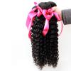 New 3 Bundle Deep Weave Curly Brazilian Virgin Human Hair Extension Weaving Weft