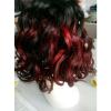Brazilian Human Hair Curly Extensions mixed color Weft Virgin WAVE Hair Weave