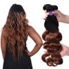 95g/bundle Body Wave Virgin Brazilian/Peruvian/Indian Human Hair Extensions Weft #2 small image