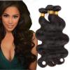 3 Bundles/150g total Brazilian Virgin Body Wave Weave Weft 100% Human Hair Wavy #1 small image