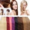 grade 8A Double Drawn 100% Brazilian Virgin Remy Tape In Human Hair Extensions #1 small image