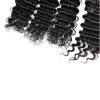 7A Brazilian Deep Wave Virgin Hair100% Brazilian Human Hair Weave 8“X3 Bundle #3 small image