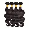 Brazilian Virgin Hair Body Wave Human Hair Extension 4 Bundles with 1 pc Closure #4 small image