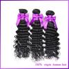 7A Brazilian Deep Wave Virgin Hair100% Brazilian Human Hair Weave 8“X3 Bundle #5 small image