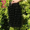 7A Grade Deep Wave Wavy Brazilian Virgin Human Hair Extensions Weft 300g/3Bundle #3 small image