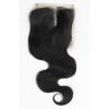 Virgin Brazilian Body Wave Lace Closure Unprocessed Human Hair Weft 4x4 Closure #4 small image