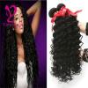 THICK Deep Curly Wavy Virgin Brazilian Human Hair Extensions Weft 300g/3 Bundles