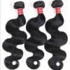 New Hot 100% Brazilian Peruvian Real Virgin Human Hair Extensions Wefts 7A Weave #1 small image