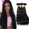 300g 7A 100% Unprocessed Virgin Brazilian Straight Human Hair Extensions Weave #1 small image