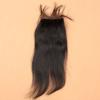 7A 4*4 Lace Closure 100% Brazilian Baby Virgin Human Hair Straight Natural Black