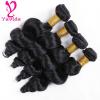 7A Unprocessed Virgin Brazilian Loose Wave Hair Weft Extension 400g/4Bundles #2 small image