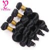 7A Unprocessed Virgin Brazilian Loose Wave Hair Weft Extension 400g/4Bundles #4 small image