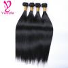 400g 100% Unprocessed Virgin Brazilian Straight Hair Extensions Human Weave Weft #2 small image