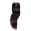 Virgin Brazilian Human Hair Straight Lace Closure Top Natural Center Part 10&#034; #2 small image