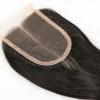 Virgin Brazilian Human Hair Straight Lace Closure Top Natural Center Part 10&#034; #3 small image