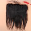 Remy Brazilian Human Virgin Hair Straight 13*4 Ear to Ear Lace Frontal Closure #2 small image