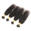 4 bundles Brazilian Virgin Remy Hair kinky curly Human Hair Weave Extensions #2 small image