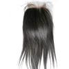 Brazilian Virgin Human Hair Straight/Body Wave Lace Closure 1B Black Piece 3.5*4 #1 small image