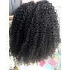 Brazilian Human Hair Kinky Curly Extensions Natural Black Weft Virgin Hair Weave
