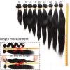 4 Bundles Remy Virgin Brazilian Straight Human Hair Weave Extensions 200g #2 small image